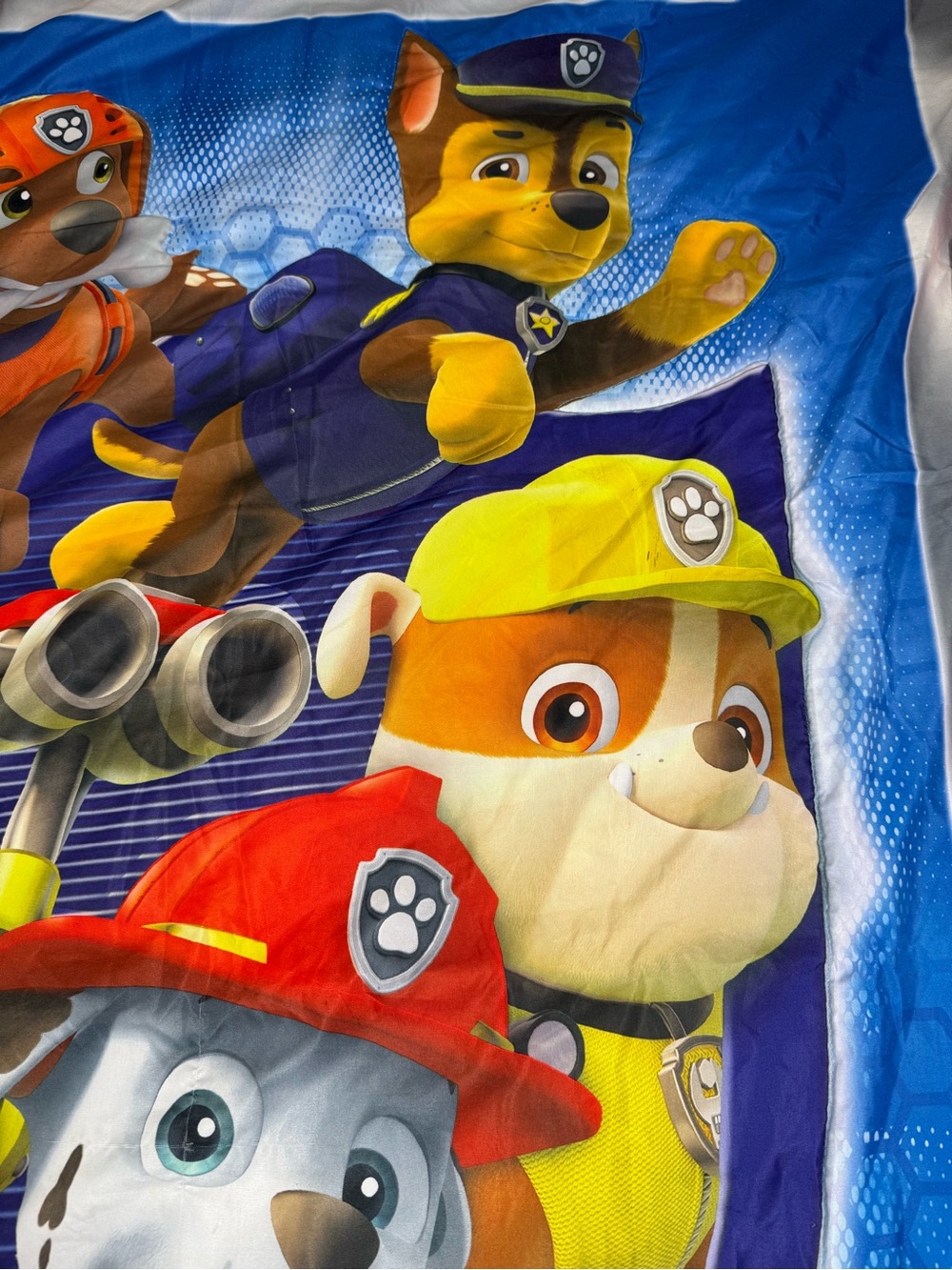 PAW PATROL Toddler Comforter Reversible Ruff Ruff Rescue Nickelodeon 2019 Chase - Picture 6 of 14
